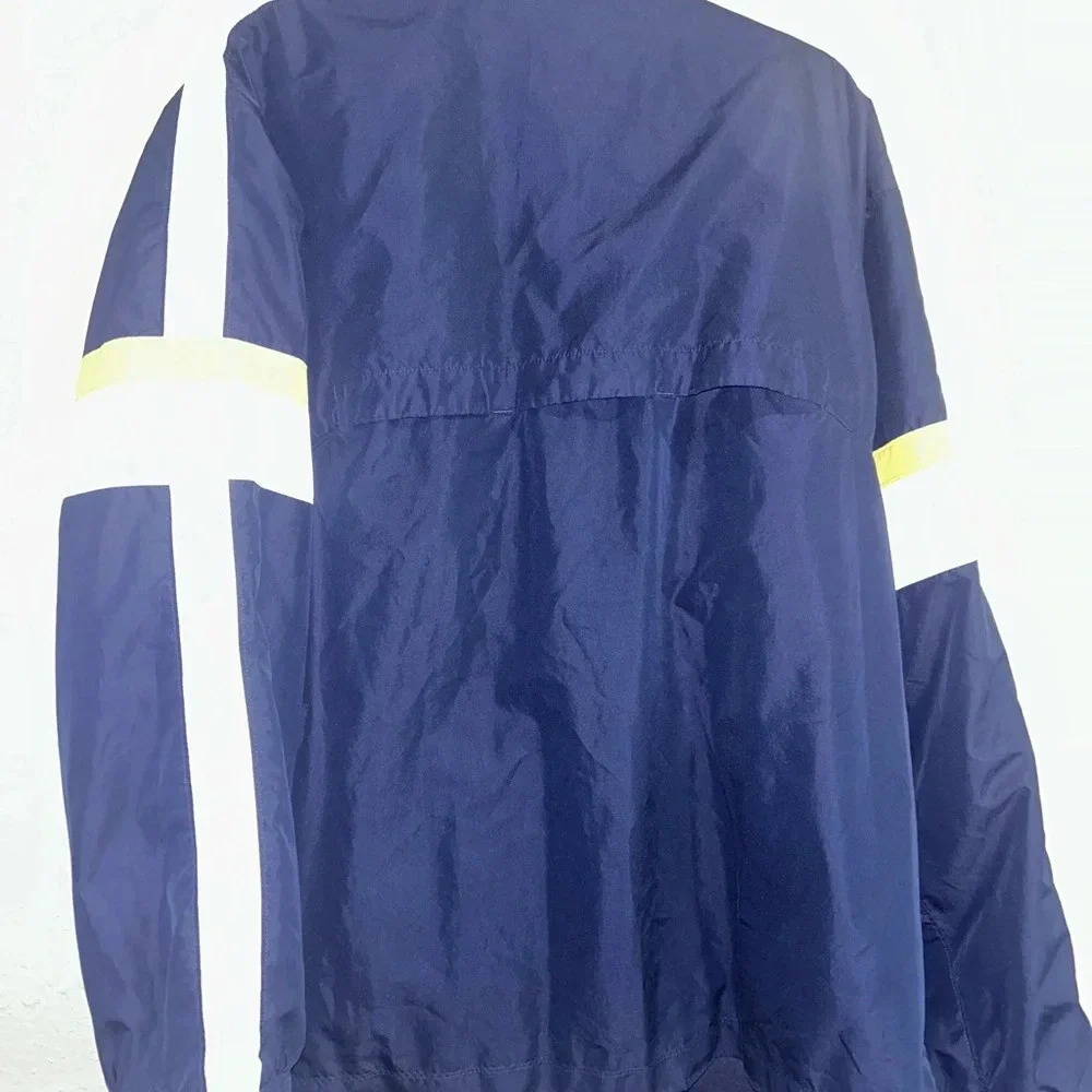Vintage Nike Y2K Full Zip Silver Tag Lined Blue Jacket - Men's Size XL *EUC* - Picture 2 of 4